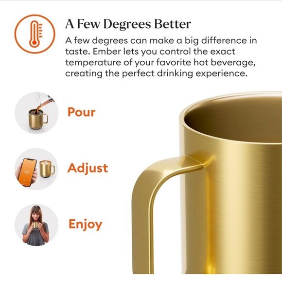 Ember Gold Edition Temperature Control Mug - Picture 5 of 8
